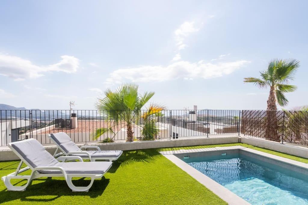 Vila Casa Con Piscina Privada Polop Exteriér fotografie